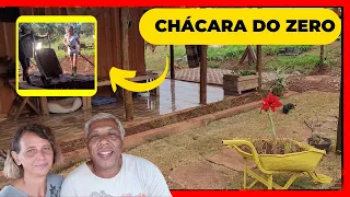 "CHÁCARA DO ZERO: Transformação do Nosso Jardim"