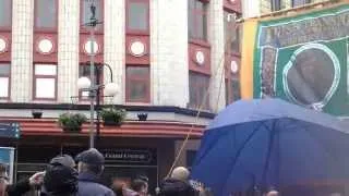 Bobby Storey IRA commander in the trade union protest parade