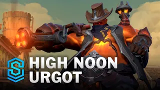 High Noon Urgot Wild Rift Skin Spotlight