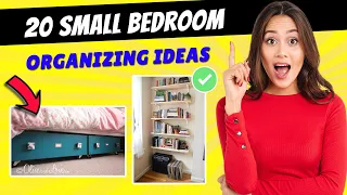20 Small Bedroom Organization Ideas
