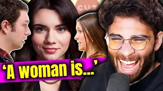 Feminists & Anti-Feminist play Truth or Drink | HasanAbi reacts to Cut