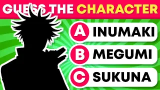 GUESS THE JUJUTSU KAISEN CHARACTER BY SILHOUETTE - Can You Please Answer It ❓ #jujutsukaisen