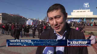 Флешмоб крымскотатарской общественности