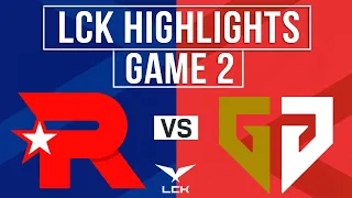 KT vs GEN Highlights Game 2 | LCK 2024 Spring | kt Rolster vs Gen.G