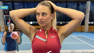 Marta Kostyuk's UNCONVENTIONAL Tennis Training
