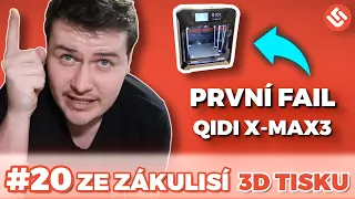 #20 Vlog / 3D tiskárna Qidi x-max 3 znova v akci | 3D tisk
