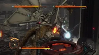 Godzilla PS4 Online Battles: Mecha King Ghidorah vs Super MechaGodzilla vs SpaceGodzilla
