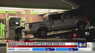 Search for attempted ATM thieves