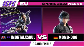 ImortalXSoul (Master Raven) vs. Momo-Dog (Noctis) Grand Finals - ICFC EU Tekken 7 Spring 2022 Week 8