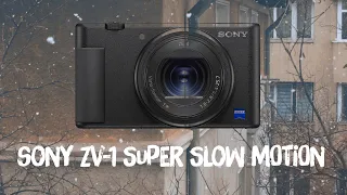 Sony ZV-1 Super Slow Motion Capabilities - 240 FPS and 960 FPS Test  Footage