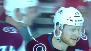 MacKinnon Scores in OT to tie the series 1-1