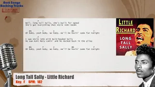 🎙 Long Tall Sally - Little Richard Vocal Backing Track with chords and lyrics