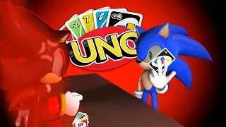 Sonic and Shadow UNO #1 Shdows unlucky color