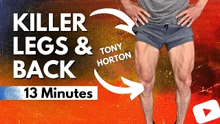 Killer Legs And Back Workout | FREE Tony Horton Workout