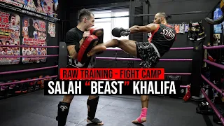 Salah "Beast" Khalifa - Raw Training | Fight Camp