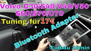 Bluetooth Adapter Volvo C30/S40/V40/V50 /S60/S70/C70 / 17€ Tuning ! ACHTUNG NUR FÜR AUX RADIO !!!