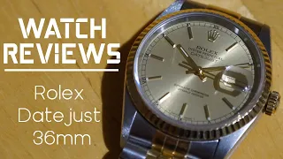 Watch Reviews: Rolex Datejust 16233 (36mm)