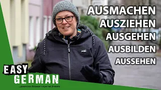 German Verbs With the Prefix "AUS" | Super Easy German 161