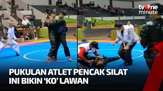 Gegara Pukulan Ini, Pertandingan Pencak Silat di Jatim Berakhir Ricuh | tvOne Minute