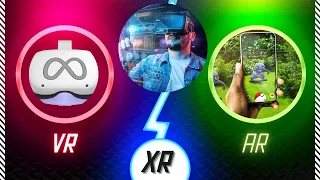 Diferença entre VR, AR e XR - Realidade Virtual, Realidade Aumentada e Realidade Mista