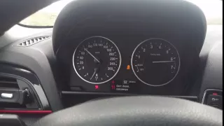 Acceleration 0 - 100 BMW F20 118i Stage 1