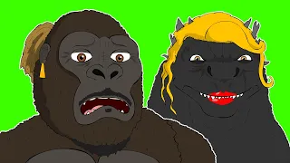JOHNNY DEPP vs AMBER HEARD but it's Godzilla vs Kong