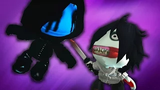 LittleBigPlanet 3 - WAKE UP - Jeff The Killer VS Eyeless Jack - Creepypasta Battle - Horror Level