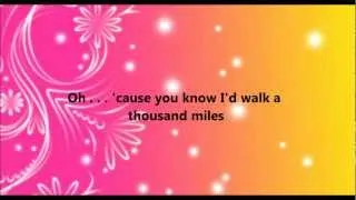 A Thousand Miles - Vanessa Carlton with lyrics