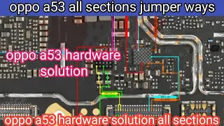 oppo a53 all sections jumper ways oppo a53 all sections hardware solution Borneo schematic diagram