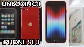 UNBOXING iPHONE SE 3 (2022) - Product Red - O CELULAR MAIS POLÊMICO DA APPLE!