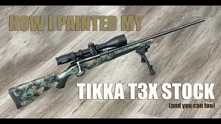 How I Painted My Tikka T3X Rifle Stock (and you can too)