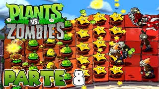 ¡PRIMEROS NIVELES EN EL TEJADO! | PARTE #8 | PLANTS VS ZOMBIES