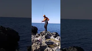 Сарганы ловятся на пилькер. Рыбалка в Черном море. Рыбалка в Крыму #рокфишинг #пилькер #сарган