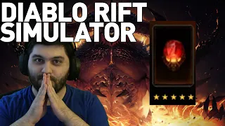 How Long to Get Your First 5 Star Gem? - Diablo Immortal $25 Rift SIMULATOR