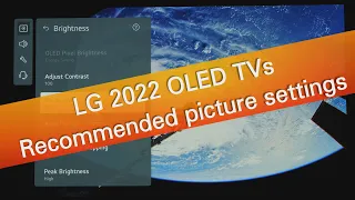 LG OLED 2022 TVs B2 C2 G2 Z2 - picture settings with tips