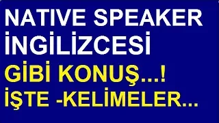 İngilizce En Yaygın Kelimeler  2  Bölüm  Most Common Words in English