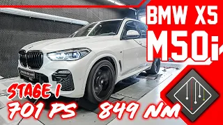 BMW X5 M50i G05 auf 7xxPS  | Stage 1 | Chiptuning - Dyno - 100-200 Zeiten | mcchip-dkr