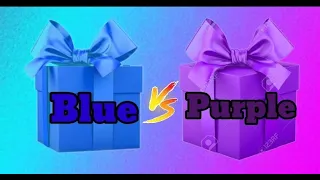 Choose your gift blue vs purple