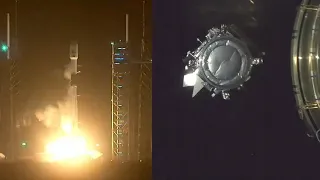 PACE launch & Falcon 9 first stage landing