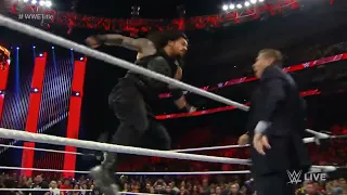 Roman Reigns Superman Punch Vince McMahon 12/14/2015