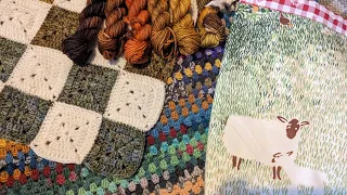 Stitched by Mrs D Knitting & Crochet episode 53- crochet blankets, knitted cardigans & a shawl
