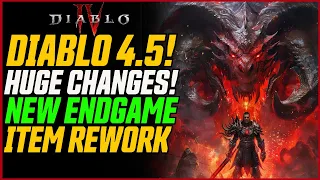 Huge Diablo 4 Changes! New Endgame, Reworked Itemization, Class Balance & More! // D4 Campfire Chat
