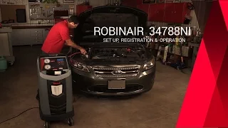 Robinair 34788 NI Set Up