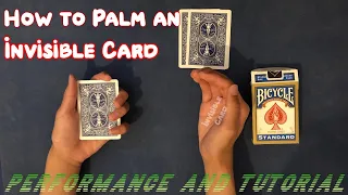 Amazing Invisible Palm Routine | Performance and Tutorial