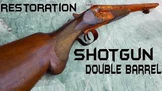 Vintage Double Barrel ShotGun - Impressive RESTORATION