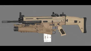 FN SCAR 17 Animations Showcase WIP 1