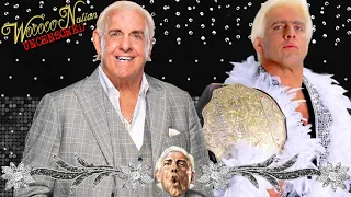 Ric Flair on the deposit for the Big Gold Belt