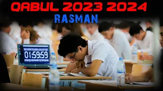 Rasman! Qabul 2023-2024 yangiliklari hamda o`zharishlar