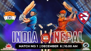 India vs Nepal || Match 1 || 3rd T20 World Cup Cricket for the Blind 2022