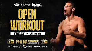 Jake Paul vs Nate Diaz OPEN WORKOUTS [LIVE]